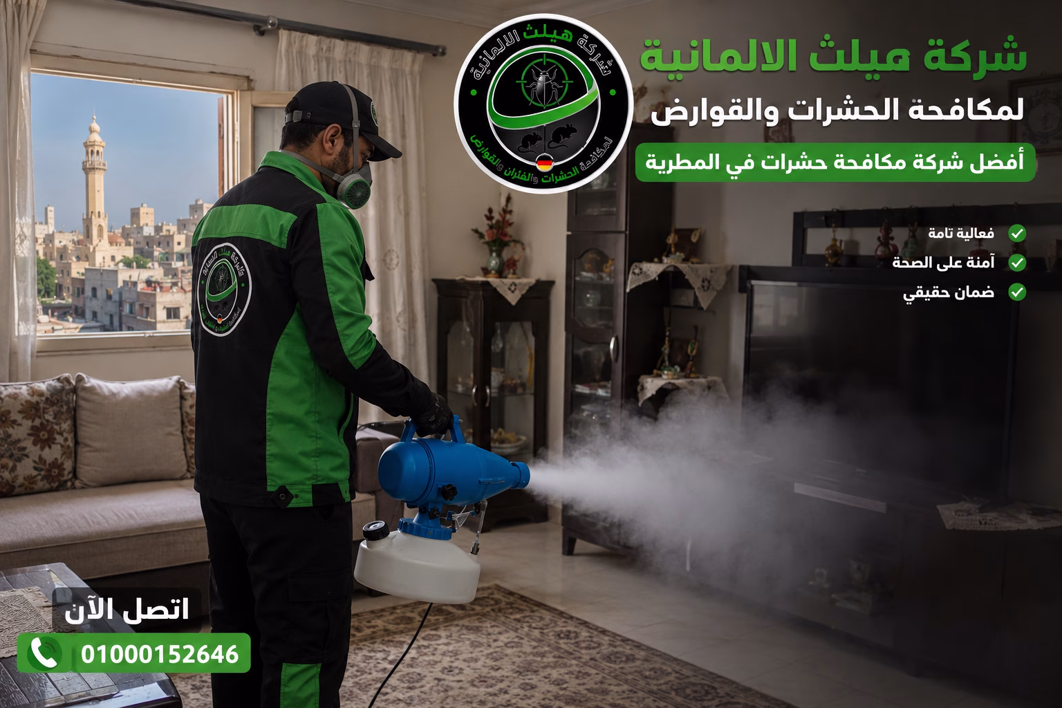 أفضل شركة مكافحة حشرات في المطرية